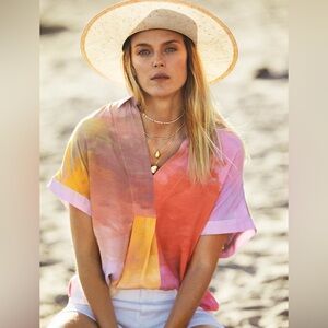 Bl-nk Carmel Tie-Dye Blouse